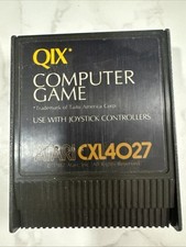 Qix (Atari 400 / 800, CXL40247) Cartridge Tested image