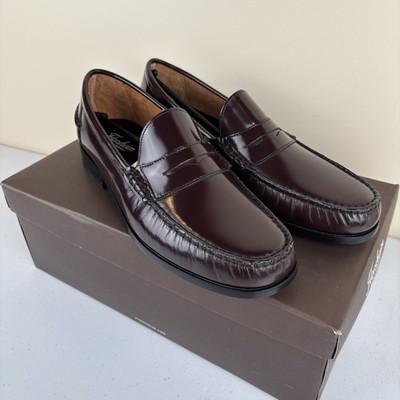 NEW Florsheim Mens Berkley Loafer Sz 10D Burgundy Leather 
