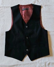 Yuan Lu Boys Black Formal Suit Vest Size Boy 10
