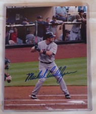 MICHAEL CUDDYER MINNESOTA TWINS AUTOGRAPHED 8X10 PHOTO SIGNED AT TARGET FIELD