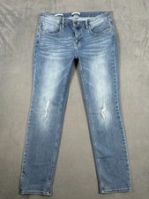 Vigoss The Thompson Tomboy Boyfriend Distressed Womens Jeans Size 32