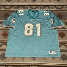 Vintage Miami Dolphins Jersey Men’s 2XL Champion OJ McDuffie NFL 90s A8
