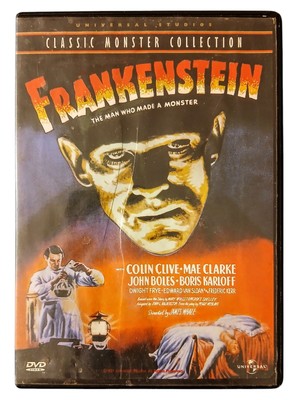 FRANKENSTEIN DVD 1931 Boris Karloff Classic Monster Colin Clive ...