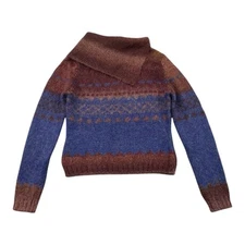 Vintage Y2K Marshalls Mohair Blend Weather Women’s Medium Fair Isle