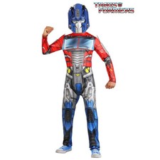 Transformers Optimus Prime Costume Kids Medium Red Blue Mask Jumpsuit Autobot