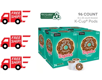 The Original Donut Shop Regular Coffee K-Cup Pods, Medium Roast, 96 ct.
