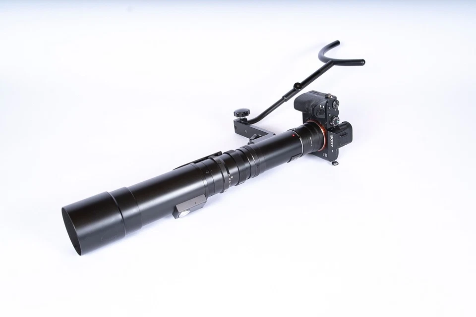 Equipo Leica 400mm 6.8 Telyt-Visio con stock original y tapa de lente EX. COND. Foto 3 de 4