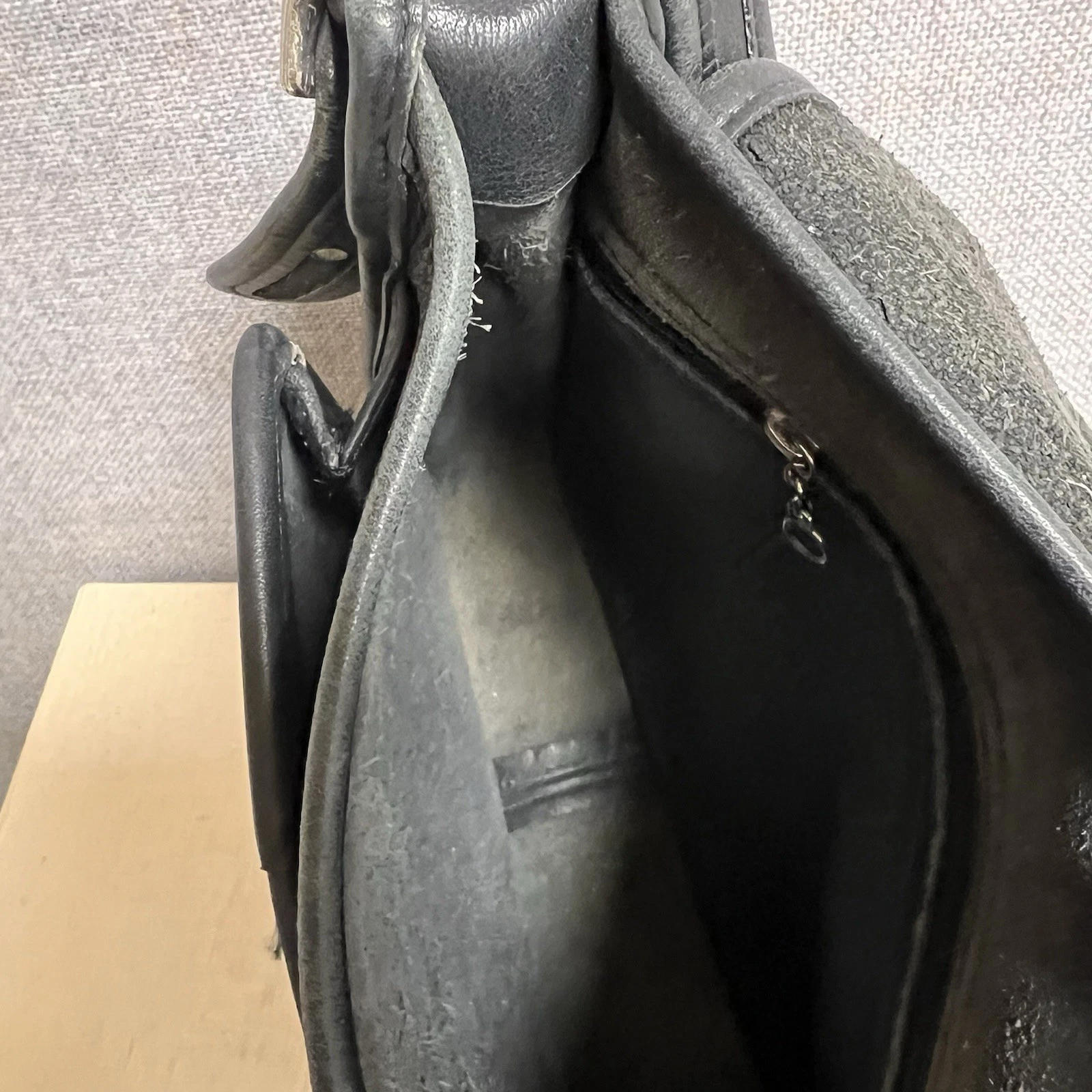 Borsa a tracolla Coach Legacy vintage in pelle nera 9145