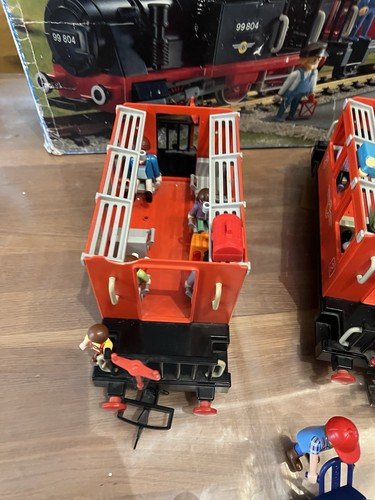 Playmobil 4001 Eisenbahn Lokomotive Trafo Personenzug OVP Verpackung LGB - Bild 8 von 12