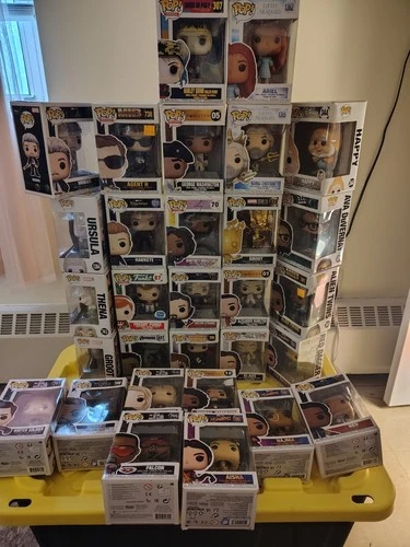 Funko Pop! Vinyl Figure Lot Marvel Groot, Whitney Houston, Hamilton, Disney