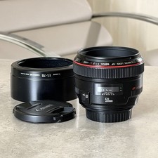 Canon EF 50mm f/1.2L USM lens - Excellent condition