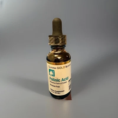 Leucovorina ácido folínico California Gold Nutrition solución de retraso del habla 4 autismo