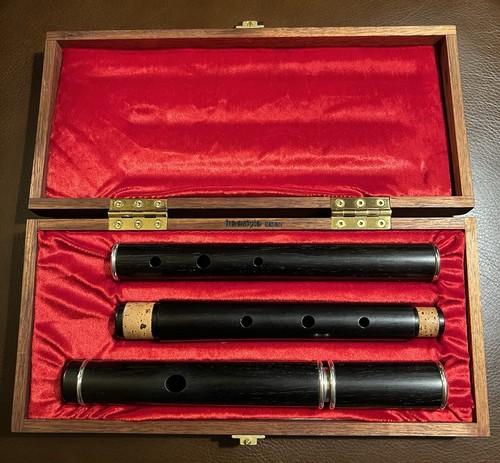 Irish Flute By Terry McGee In Blackwood With Case. United States lower 48 only