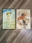 Borax is King 20 Mule & Clothes Line Tin Signs Lot/2 Vintage Theme Home Decor