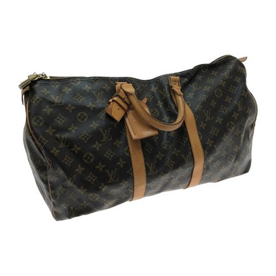 Louis Vuitton Monogram Keepall Boston Bag Body Belt Crossbody