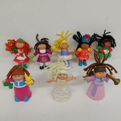 Vintage Cabbage Patch Kids CPK Mini Doll Figures 1992 1994 Lot of 8 Different A