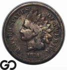 1873 Indian Head Cent Penny, Closed-3