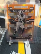 2024 PANINI ROOKIES AND STARS DAVANTE ADAMS CRUSADE ORANGE PRIZM 19/25 RARE NT1