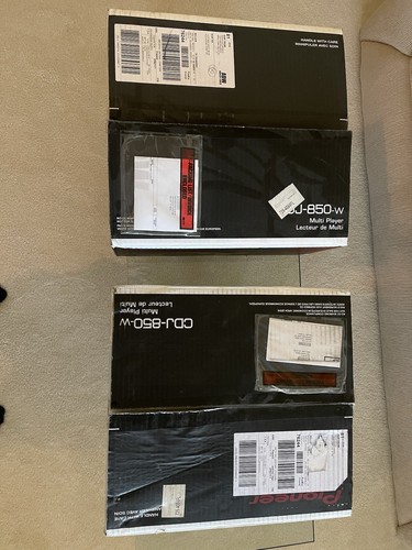 CDJ-850-w (pair) White CDJs, Original Boxes / Open - Picture 6 of 6