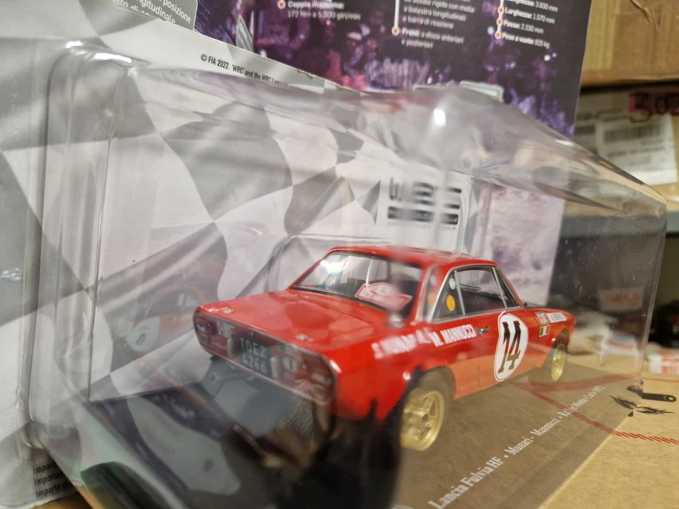 Lancia Fulvia Hf 1.6  Rallye Montecarlo 1972- Wrc Collection 1/24 - Immagine 3 di 4