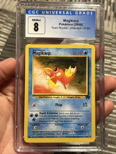 Magikarp (Unlimited) graded CGC 8 for sale on eBay