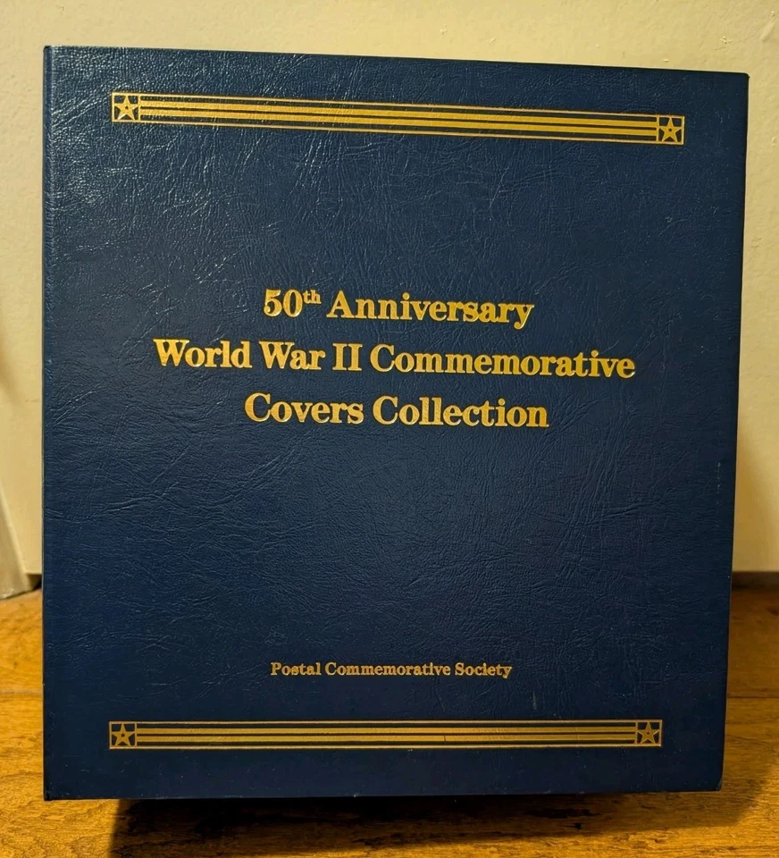 50th ANNIVERSARY WORLD WAR II COMMEMORATIVE COVERS COLLECTION STAMPS POSTAL POST - Image 2 of 4