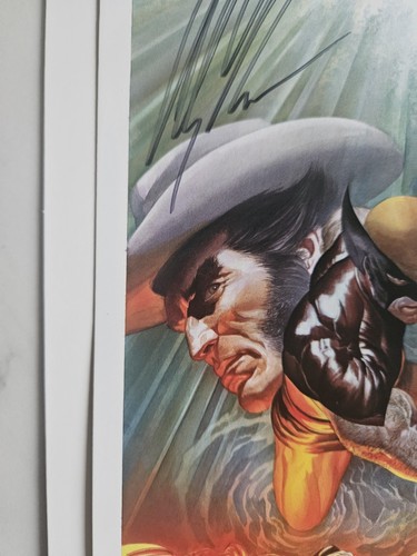 Alex Ross Death Of Wolverine Signed Mini Art Print With COA 7 Inch By 4.5 Inch - Picture 3 of 9