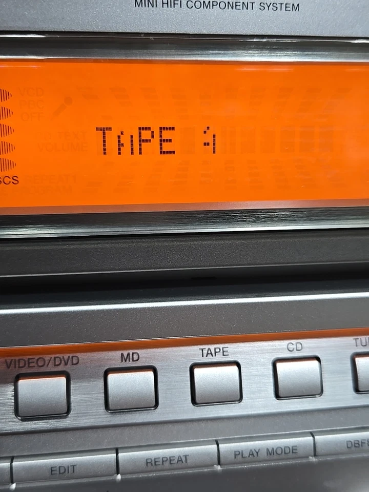 SONY HTC-NX1 & STR-NX3 5 CD Changer (Won't Open) Tape (Doesn't Work) Parts AS-IS - Image 2 of 4