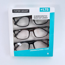 Foster Grant Cole Rectangular Reading Glasses...