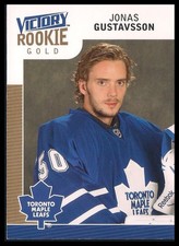 Jonas Gustavsson 2009-10 Upper Deck Victory Update Gold Rookie Card!!. rookie card picture