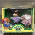 RARE Vintage Cabbage Patch Kids Coleco Playmate 1984 5" Doll Dark Brown Hair