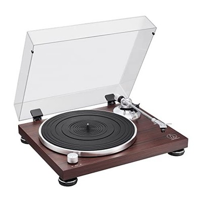 Audio-Technica AT-LPW50BT Turntable Bluetooth Belt Drive Record Player Wood