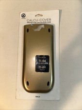 Calcu-Cover Calculator Cover Texas Instruments TI 84 89 Gold Color