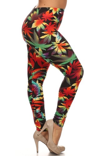Womens Plus Size Graphic Print Pattern Buttery Soft Leggings - Picture 210 of 228