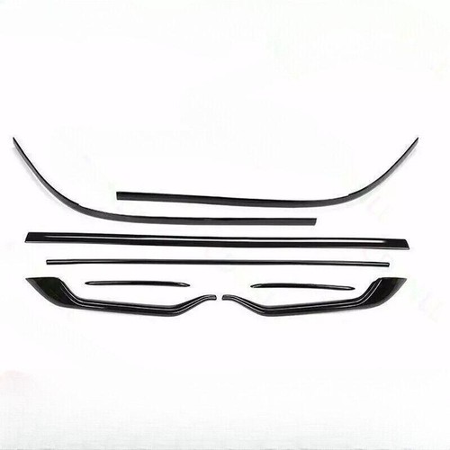 For Audi A8 S8 2019-2021 Bright Black Exterior Rear Bumper Strip Protector Trim - Bild 2 von 8