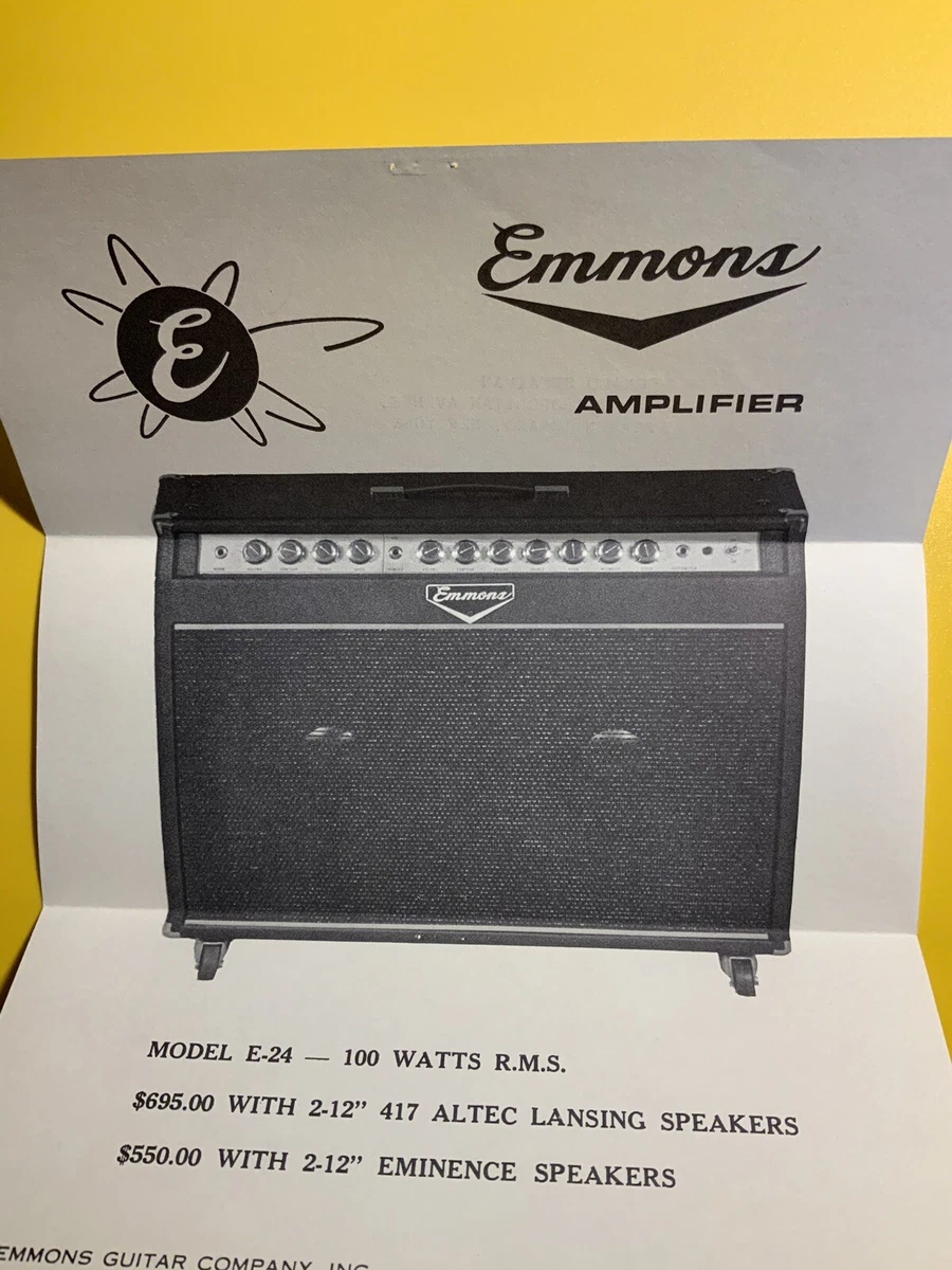 Emmons 2024 guitar company