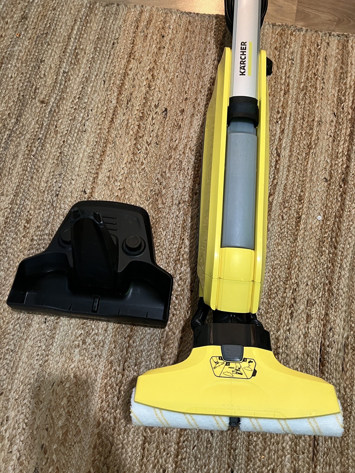 Kärcher FC5 Yellow Upright Hard Floor Cleaner 4054278522210 eBay