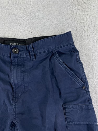 PD&C Shorts Adult 34 Blue Cargo 100% Cotton Hiking Camping READ - Picture 5 of 17