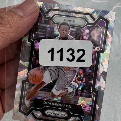 2023-24 NBA Prizm Basketball De'Aaron Fox #6 Cracked Ice
