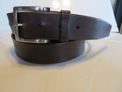 Mens Casual John Nordstrom Brown Belt 1  3/8''  Leather SZ 46/48 XXL     29