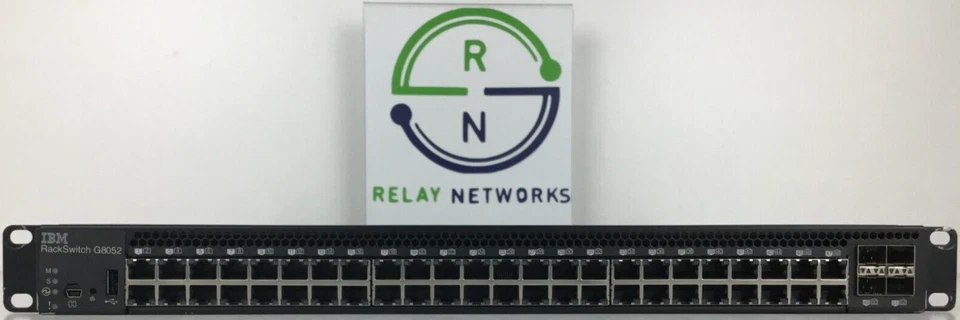 IBM 7309-HC1 G8052 1U 48-port 1GB Managed switch  Back-To-Front airflow - Image 4 of 4