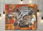French Bulldog Art, Frenchie Prints, Bulldog Canvas Art, French Bulldog Wall Art