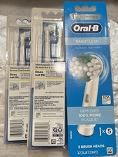 New Lot 5 Packs x5 Each Daily Clean Replacement Brush Heads