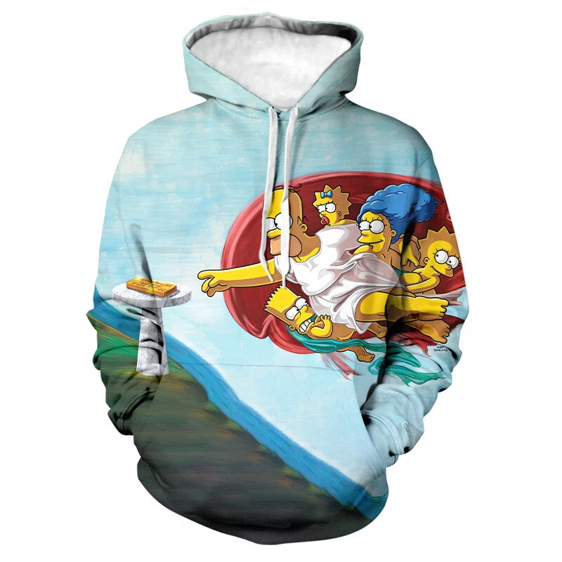 Cosplay The Simpsons Maggie Marge Homer Bart 3D Hoodies Sweatshirts Jacket Coats 7