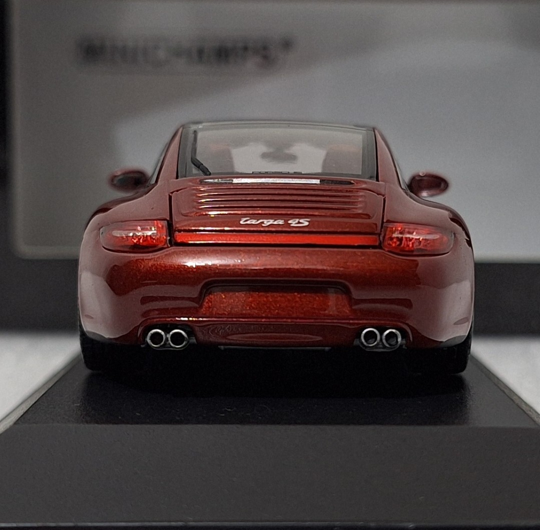 8) Porsche 911 (997) Targa 4S 2008 Ruby Red Met 1:43 8) Porsche 911 (997) Targa 4S 2008 Ruby Red Met 1:43