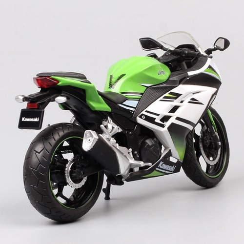 Kawasaki Ninja 300 250r Modello Moto pressofuso 1/12 Giocattolo Moto Corse - Foto 7 di 12