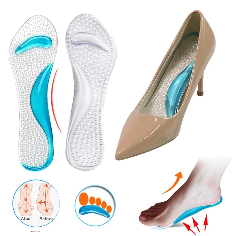 Plantillas Ortopedicas De Gel Para Trabajar Zapatos El Dolor Pie Mujer y Hombre
