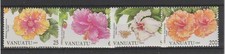 Vanuatu 1995 Flora Blumen II. Serie 4 Val. MNH MF96547