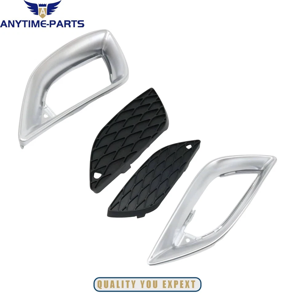 4 piezas nuevas luces antiniebla moldura y parrilla lado derecho y derecho para Mercedes-Benz R350 2006-2012 Foto 3 de 4