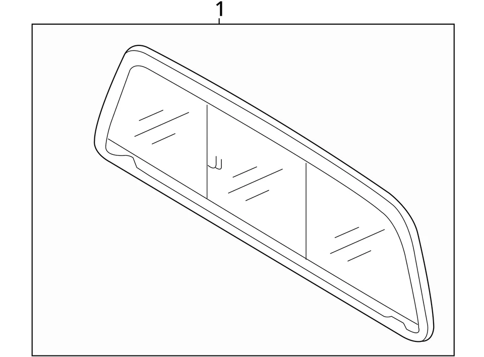 Ventana trasera cristal TOYOTA TUNDRA 14 15 16 17 18 19 20 21 Foto 4 de 4